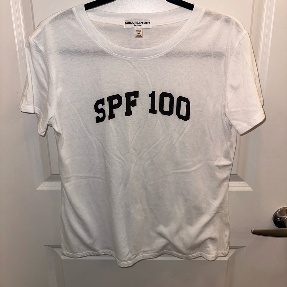 White SPF 100 Tshirt